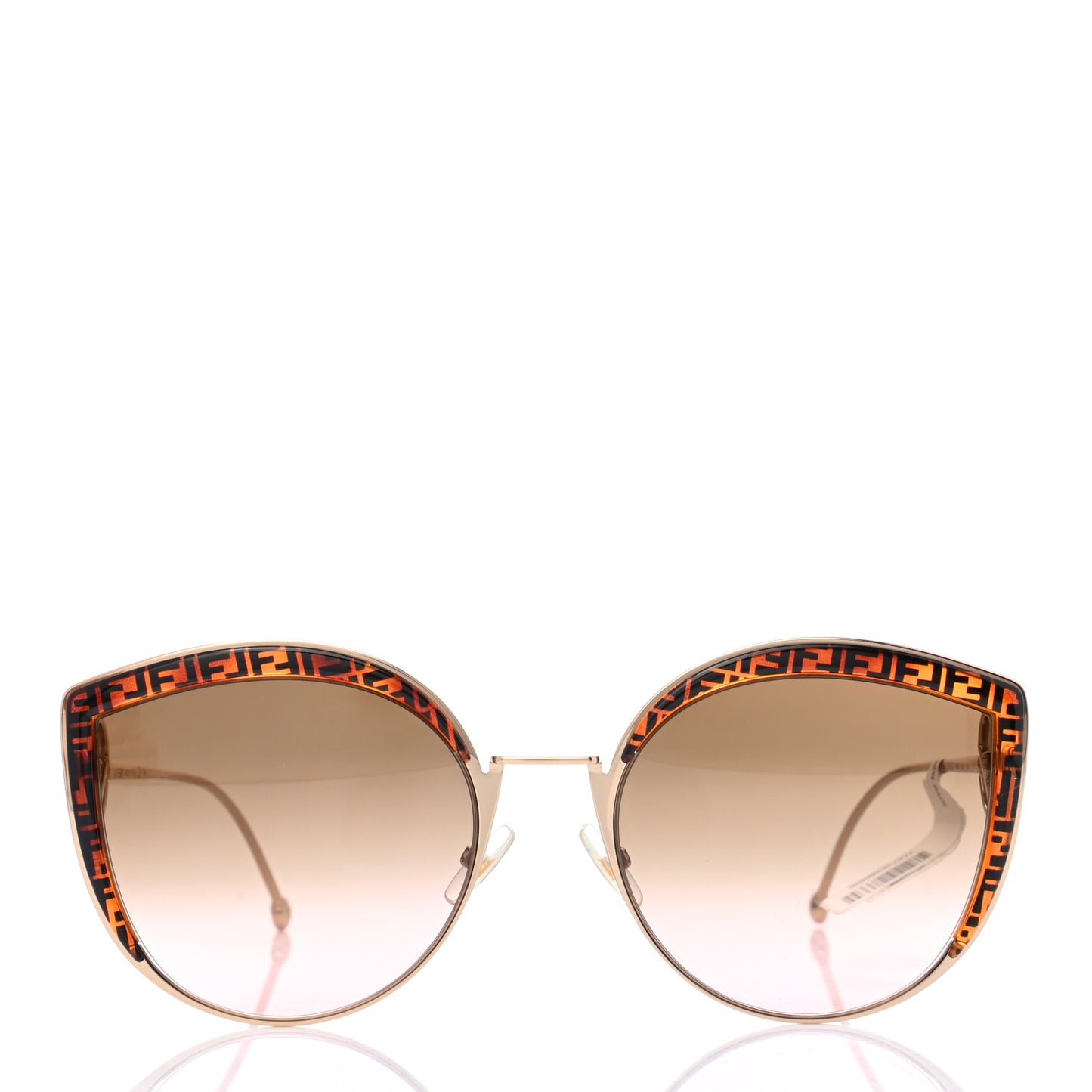 Metal Acetate F is Fendi FF Cat Eye Sunglasses FF 0290/S Gold