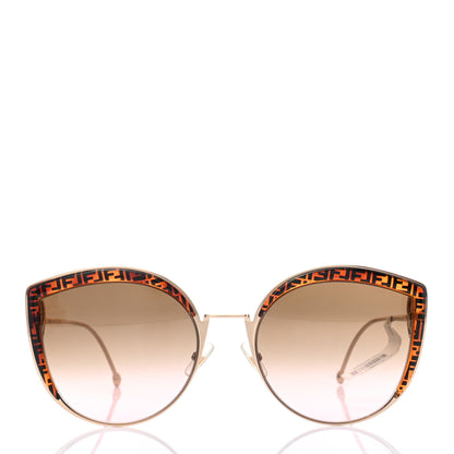 Fendi Metal Acetate F is Fendi FF Cat Eye Sunglasses FF 0290/S Gold 2 of 6