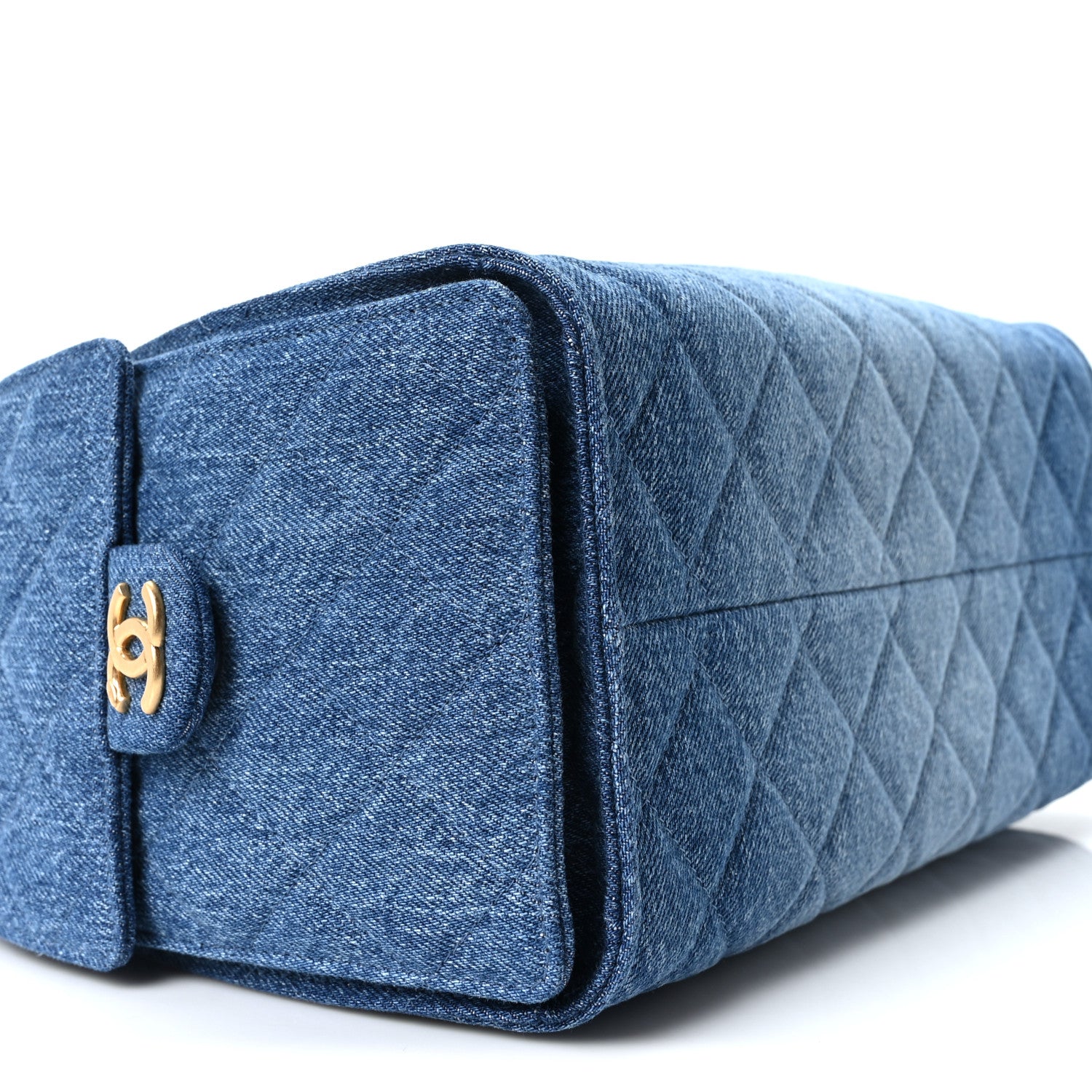 Chanel Washed Denim Quilted Small Chanel 25 Handbag Blue 9 of 11