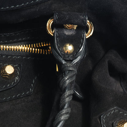 Balenciaga Baby Daim Suede Giant 12 Gold Hardware City Black 6 of 11