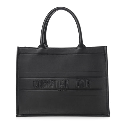Christian Dior Calfskin Embossed Medium Book Tote Black 1 of 9
