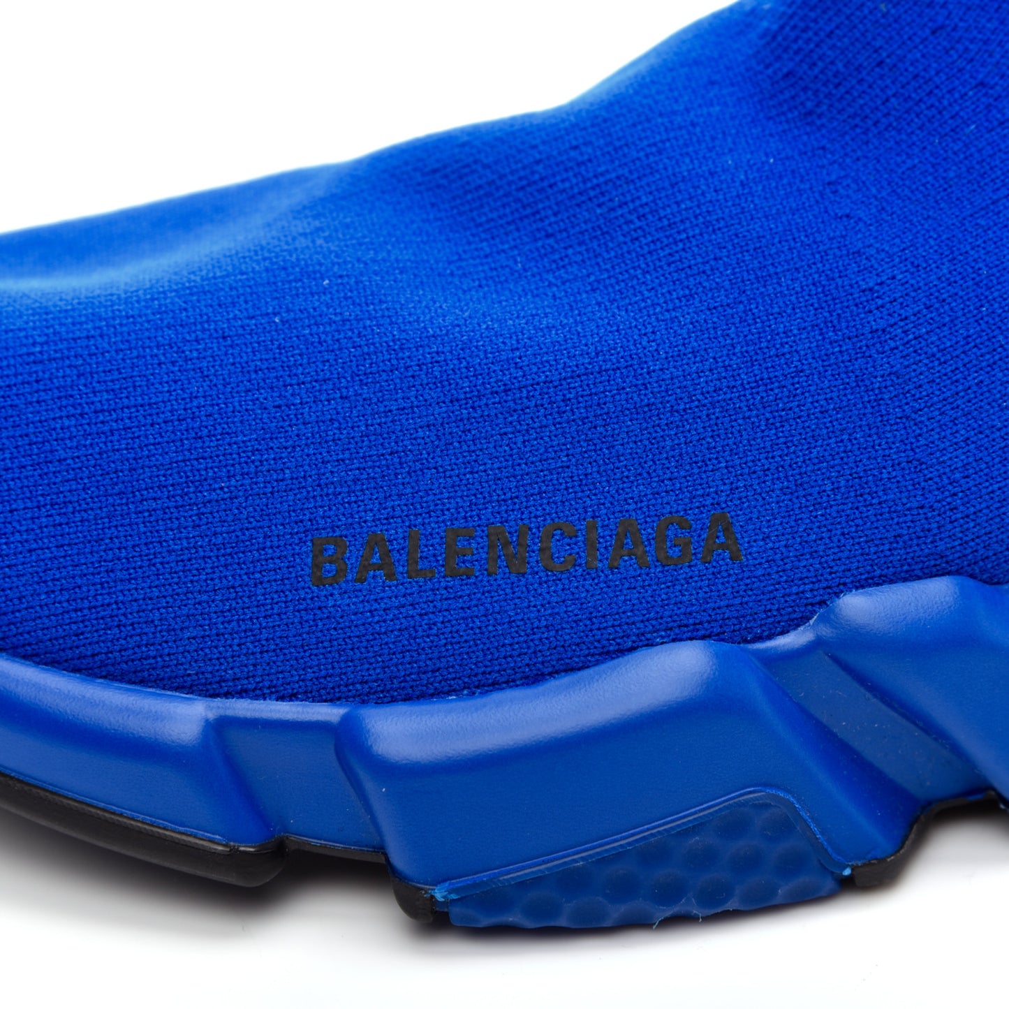 Neoprene Knit Womens Speed Sneakers 42 Bleu Black