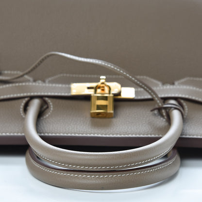 Hermes Togo Birkin 40 Etoupe 27 of 39