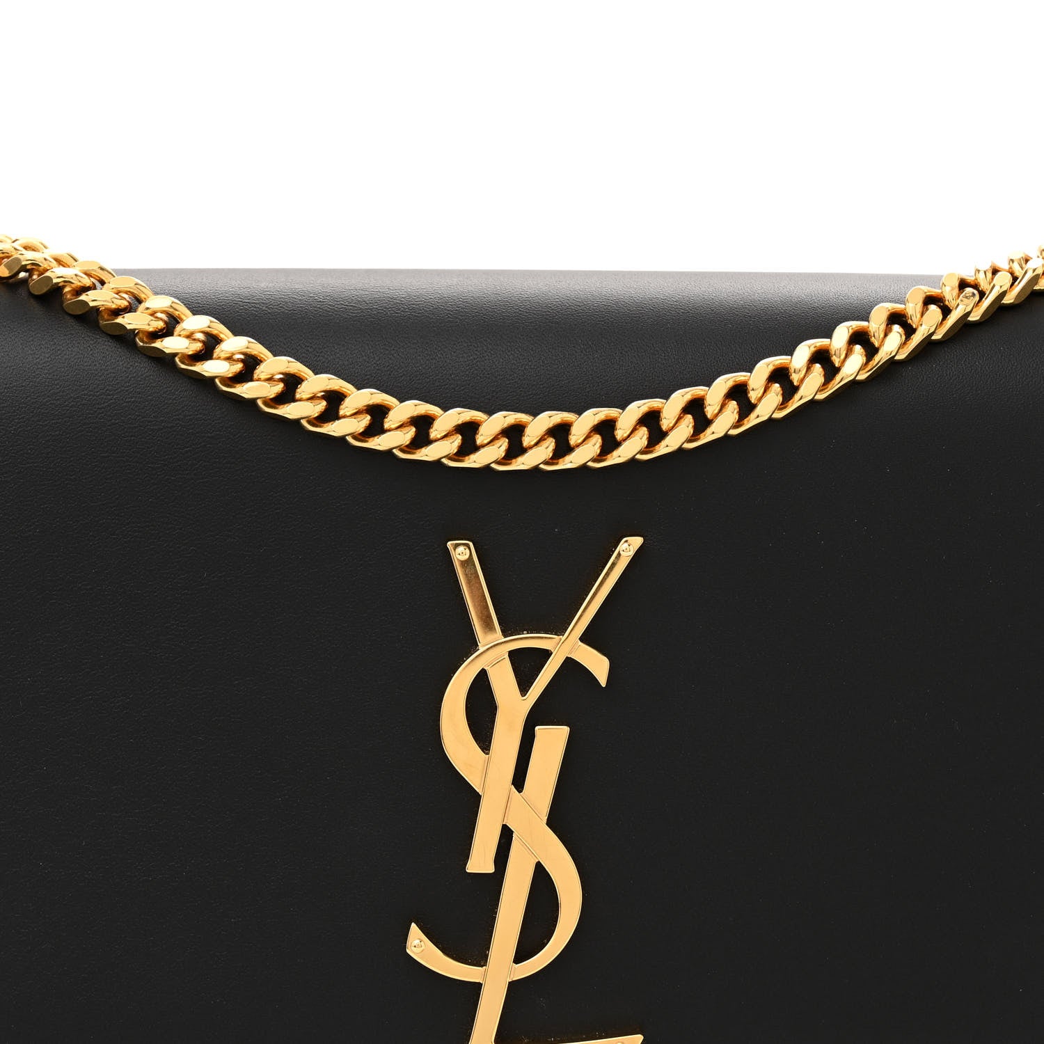 Saint Laurent Calfskin Small Classic Monogram Kate Tassel Satchel Black 8 of 11