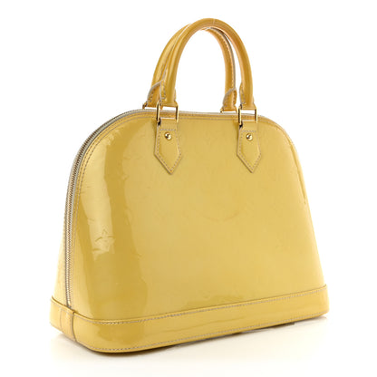 Louis Vuitton Vernis Alma PM Citrine 3 of 12