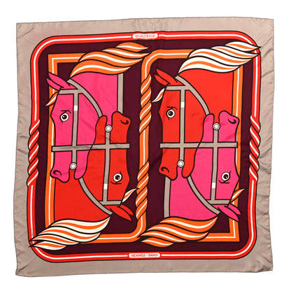 Hermes Silk Quadrige Scarf 90 1 of 6