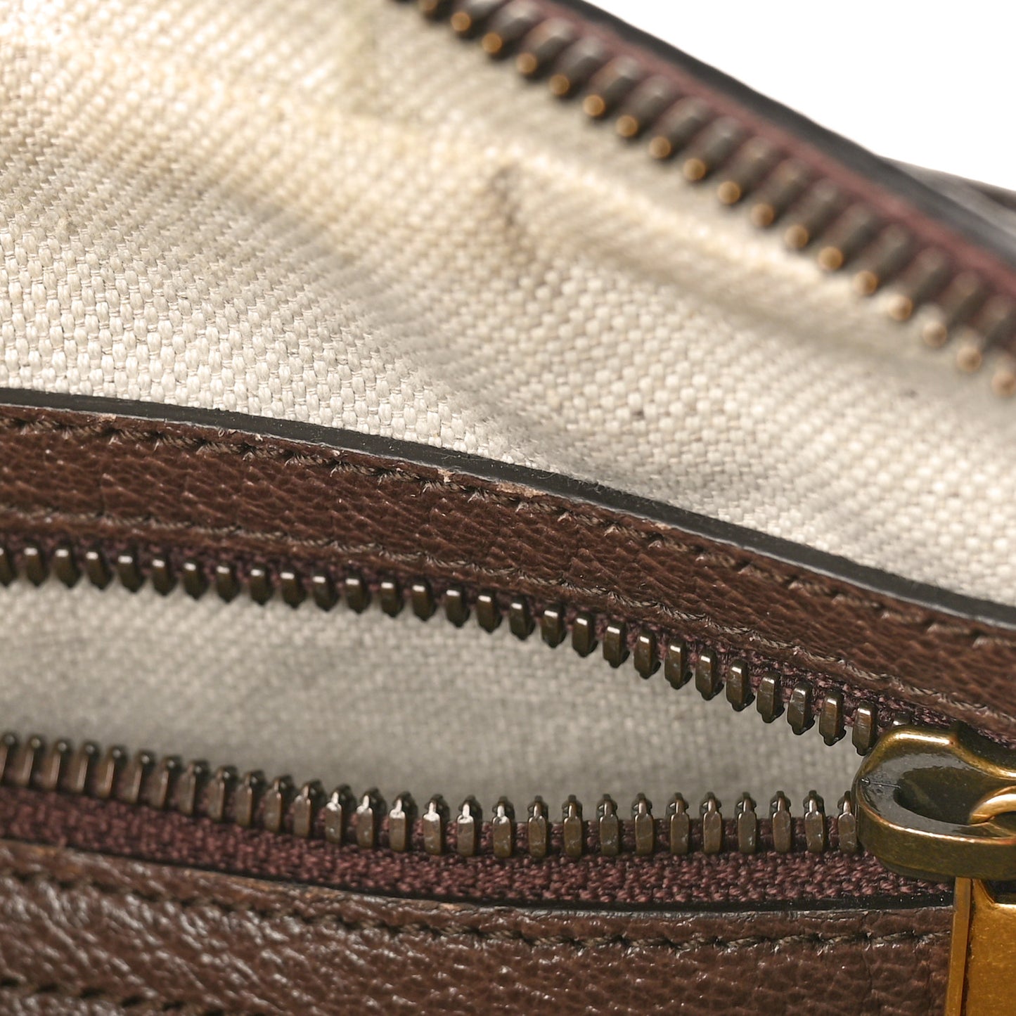 GG Supreme Monogram Web Small Ophidia Messenger Bag Brown