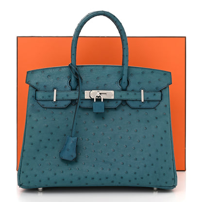 Hermes Ostrich Birkin 30 Cobalt 11 of 11