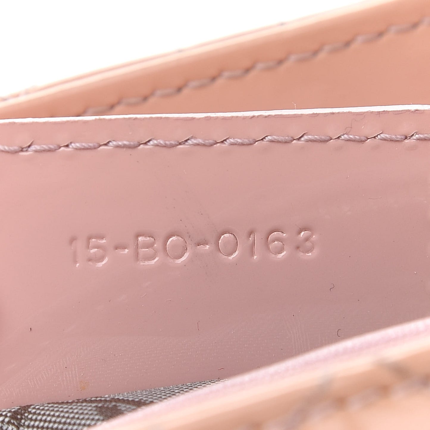Patent Cannage Medium Lady Dior Rose Clair