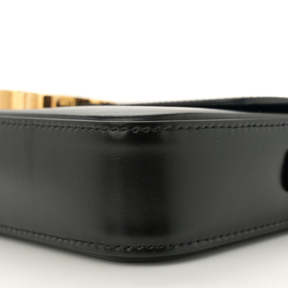 Celine Shiny Calfskin Triomphe Shoulder Bag Black 11 of 14