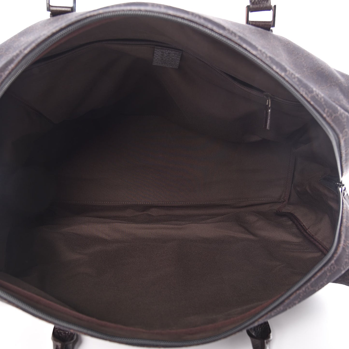 Denim Monogram Large Carry On Duffle Dark Brown