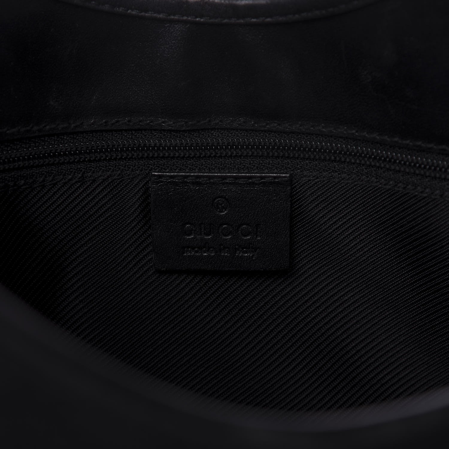 Gucci Monogram Bardot Shoulder Bag Black 8 of 9