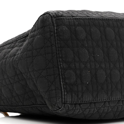 Christian Dior Nylon Cannage Medium Lady Dior Black 8 of 10