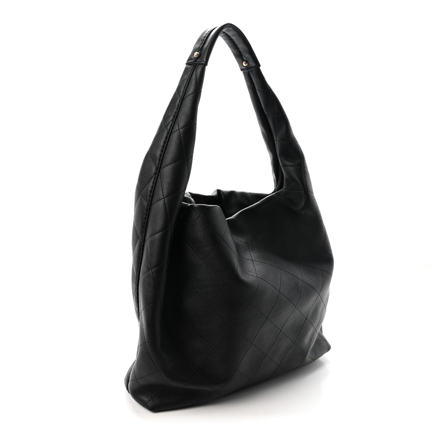 Chanel Calfskin Quilted Maxi Hobo Black 3 of 10