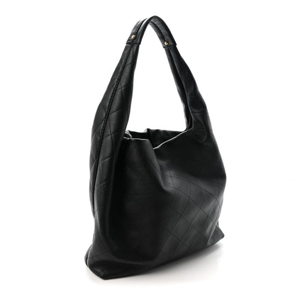 Chanel Calfskin Quilted Maxi Hobo Black 3 of 10