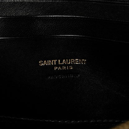 Saint Laurent Grain De Poudre Matelasse Monogram Mini Lou Camera Bag Seaweed 5 of 7