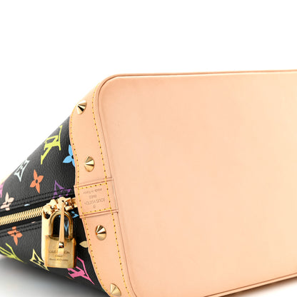 Louis Vuitton Monogram Multicolor Alma Black 8 of 11