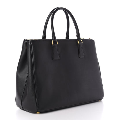 Prada Saffiano Large Galleria Double Zip Tote Black 3 of 11
