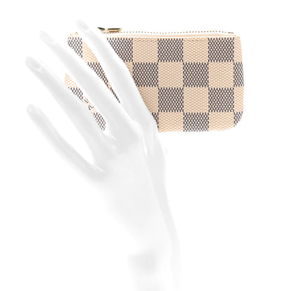Louis Vuitton Damier Azur Key Pouch 2 of 8