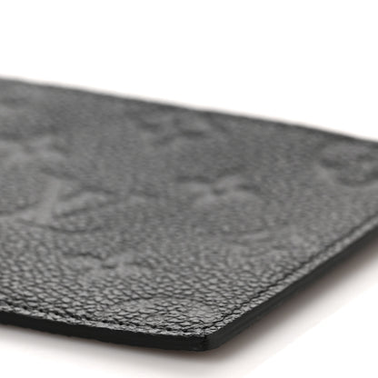 Louis Vuitton Empreinte Felicie Chain Wallet Zippered Insert Black 8 of 8