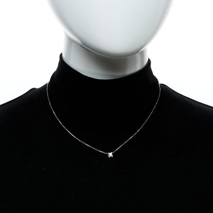 Cartier 18K White Gold Diamond .23ct C De Cartier Pendant Necklace 2 of 4