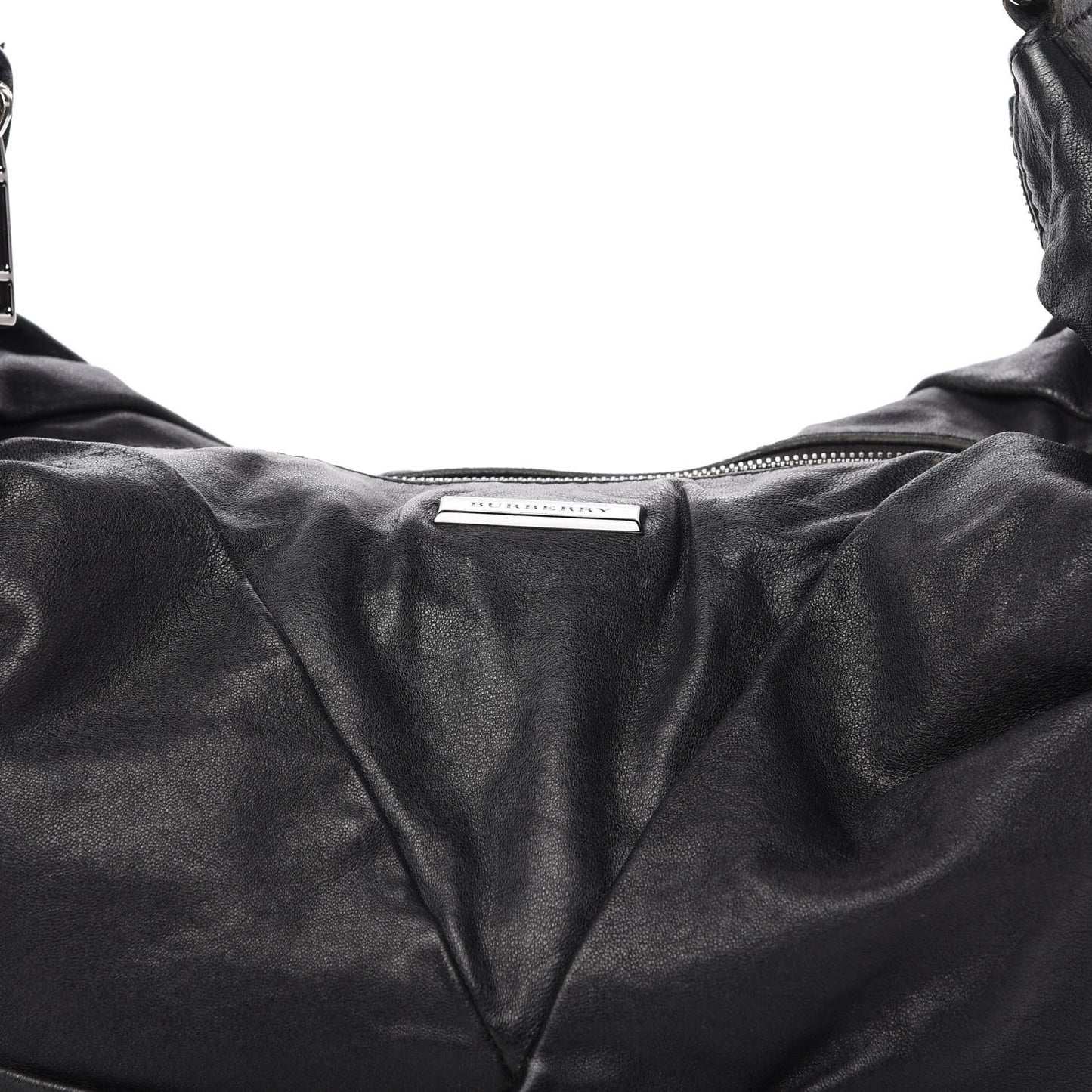 Lambskin Maggie Soft Knot Hobo Black