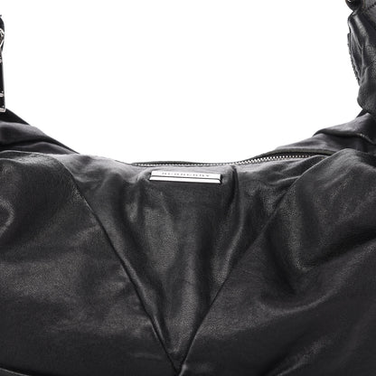 Burberry Lambskin Maggie Soft Knot Hobo Black 11 of 12