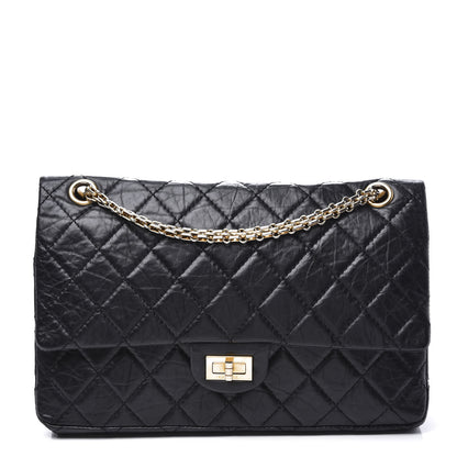 Chanel Aged Calfskin Quilted 2.55 Reissue 226 Flap Black 1 of 11