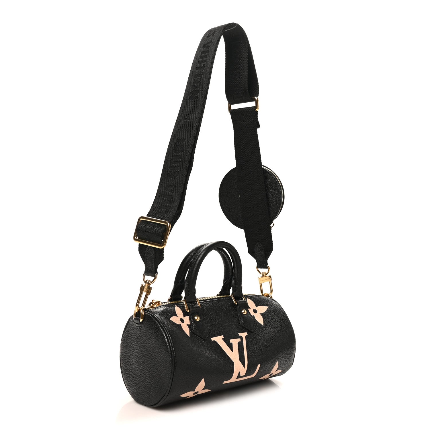 Louis Vuitton Empreinte Monogram Giant Papillon BB Black Beige 3 of 9
