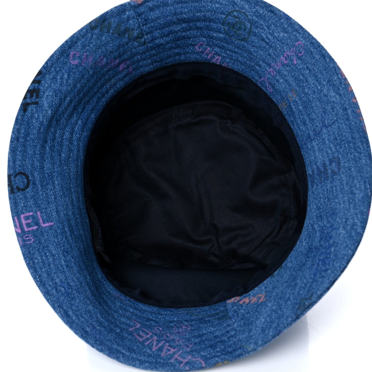 Denim Mood Cloche Bucket Hat S Blue