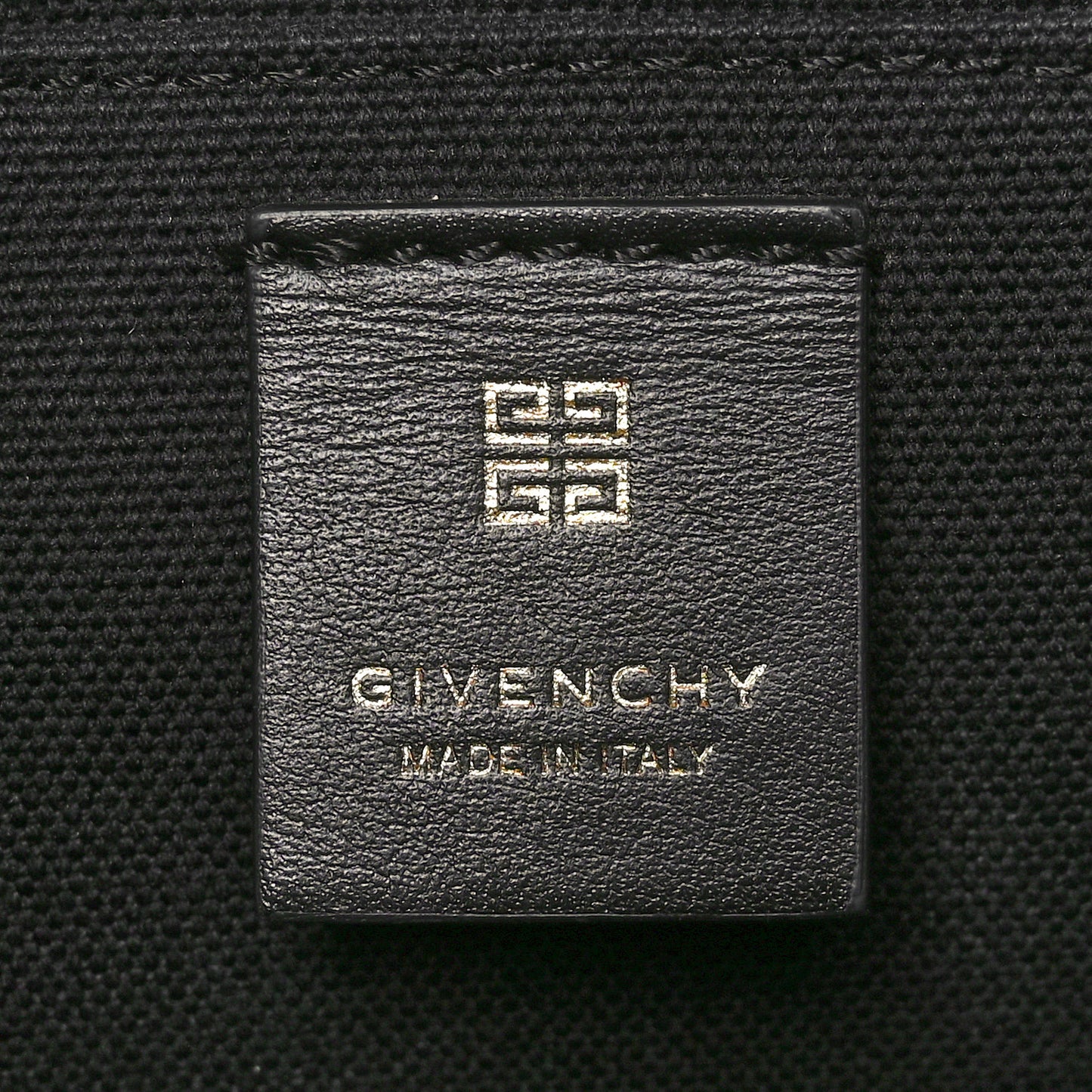 Canvas Jacquard 4G Medium Chain Tote Black