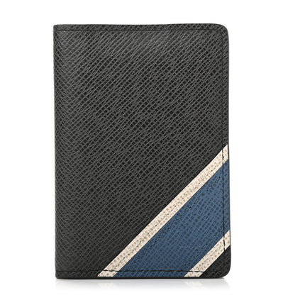 Louis Vuitton Taiga Stripe Pocket Organizer NM Black 1 of 10