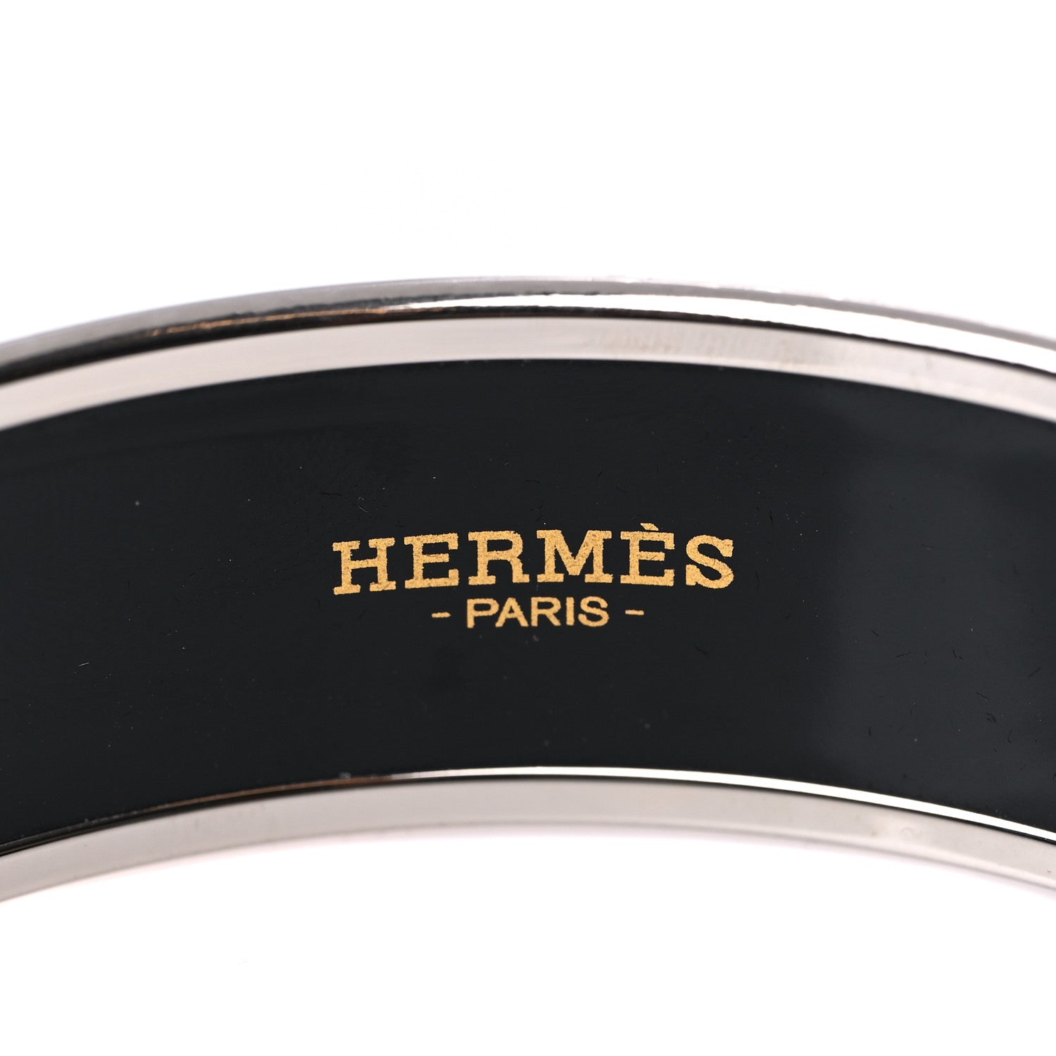 Hermes Enamel Printed Wide Tatersale Bracelet 70 5 of 6