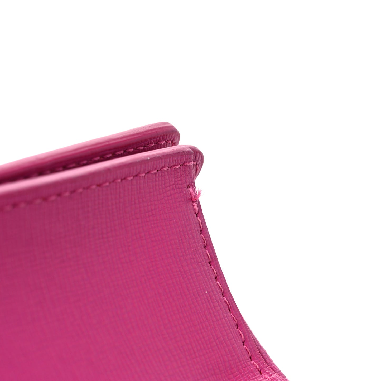 Calfskin Jitney Bag Fuchsia