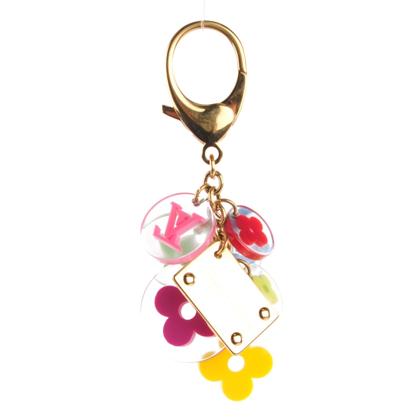 Resin Candy Fleurs Bag Charm Multicolor