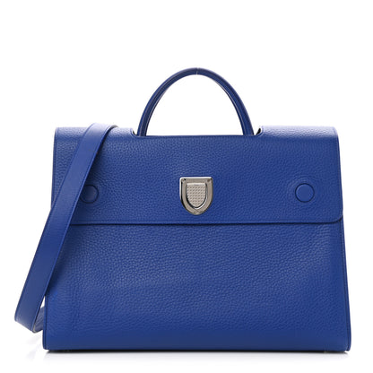 Christian Dior Calfskin Large Diorever Flap Blue 1 of 11