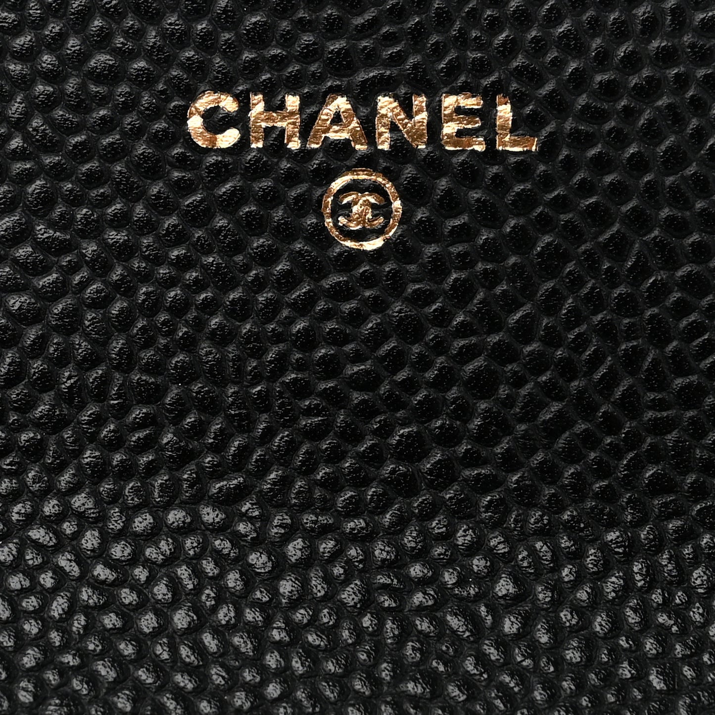 Caviar Quilted Large Gusset Flap Wallet Black