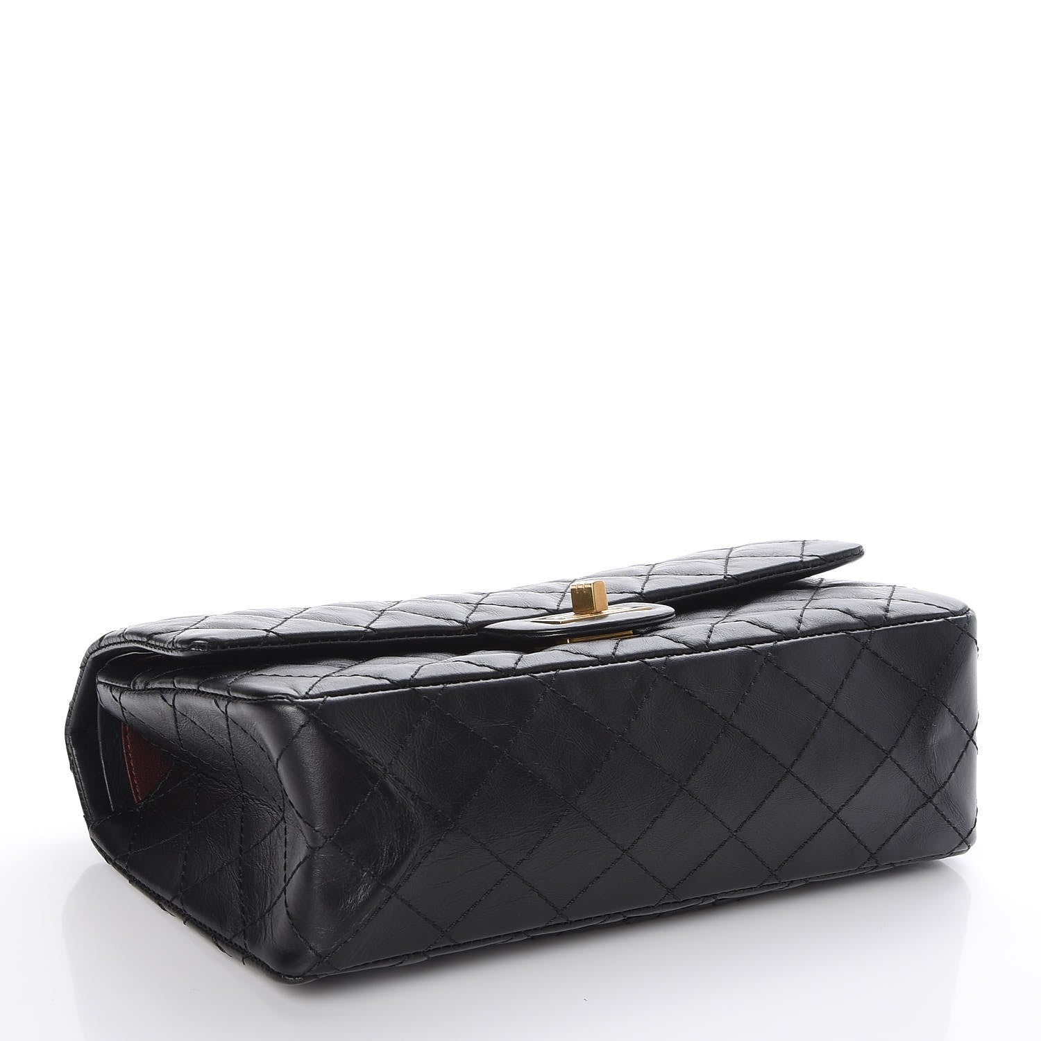 Chanel Aged Calfskin Quilted 2.55 Reissue 225 Flap Black 4 of 8