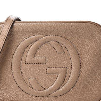 Gucci Pebbled Calfskin Small Soho Disco Bag Rose Beige 21 of 21