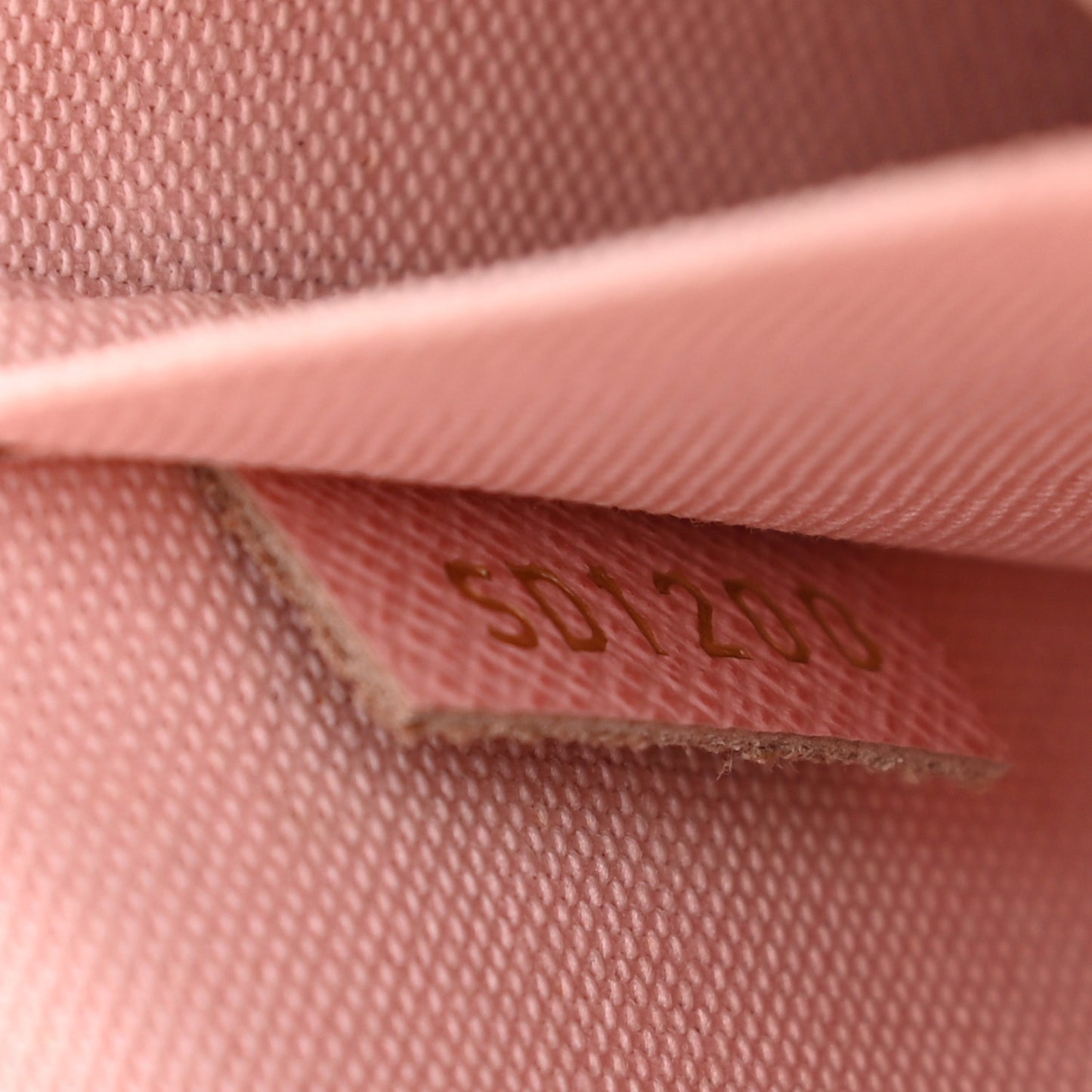 Damier Azur Pochette Felicie Chain Wallet Rose Ballerine