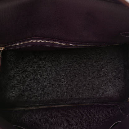Hermes Togo Birkin 35 Raisin 5 of 11