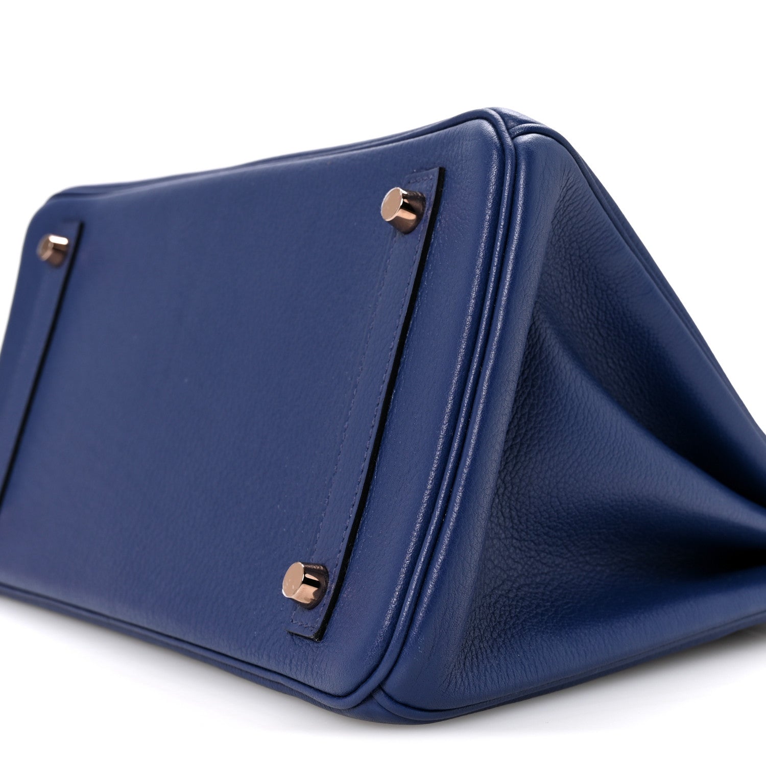 Hermes Taurillon Novillo Matte Alligator Birkin Touch 30 Bleu Saphir Bleu Marine 10 of 12