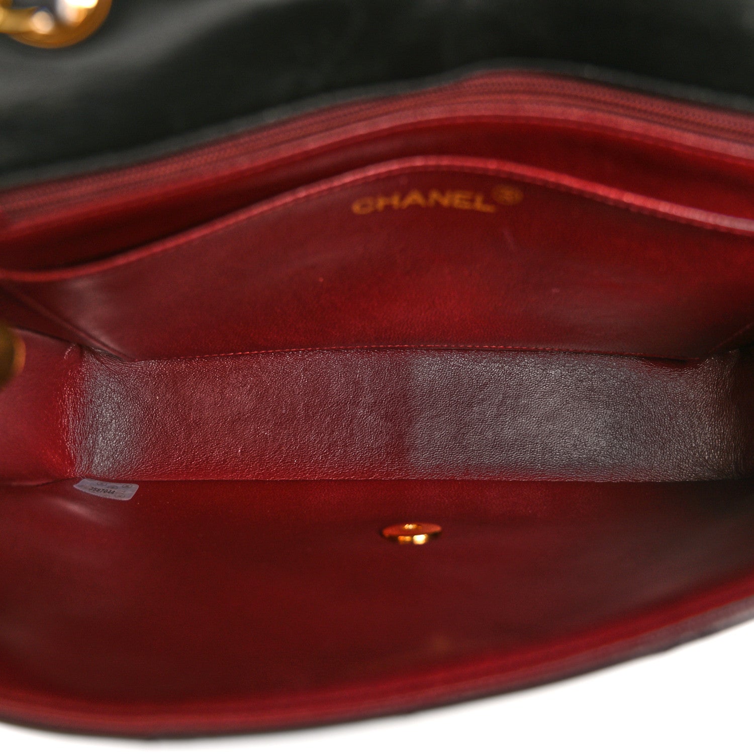 Chanel Lambskin Quilted Medium Single Flap Black 5 of 12