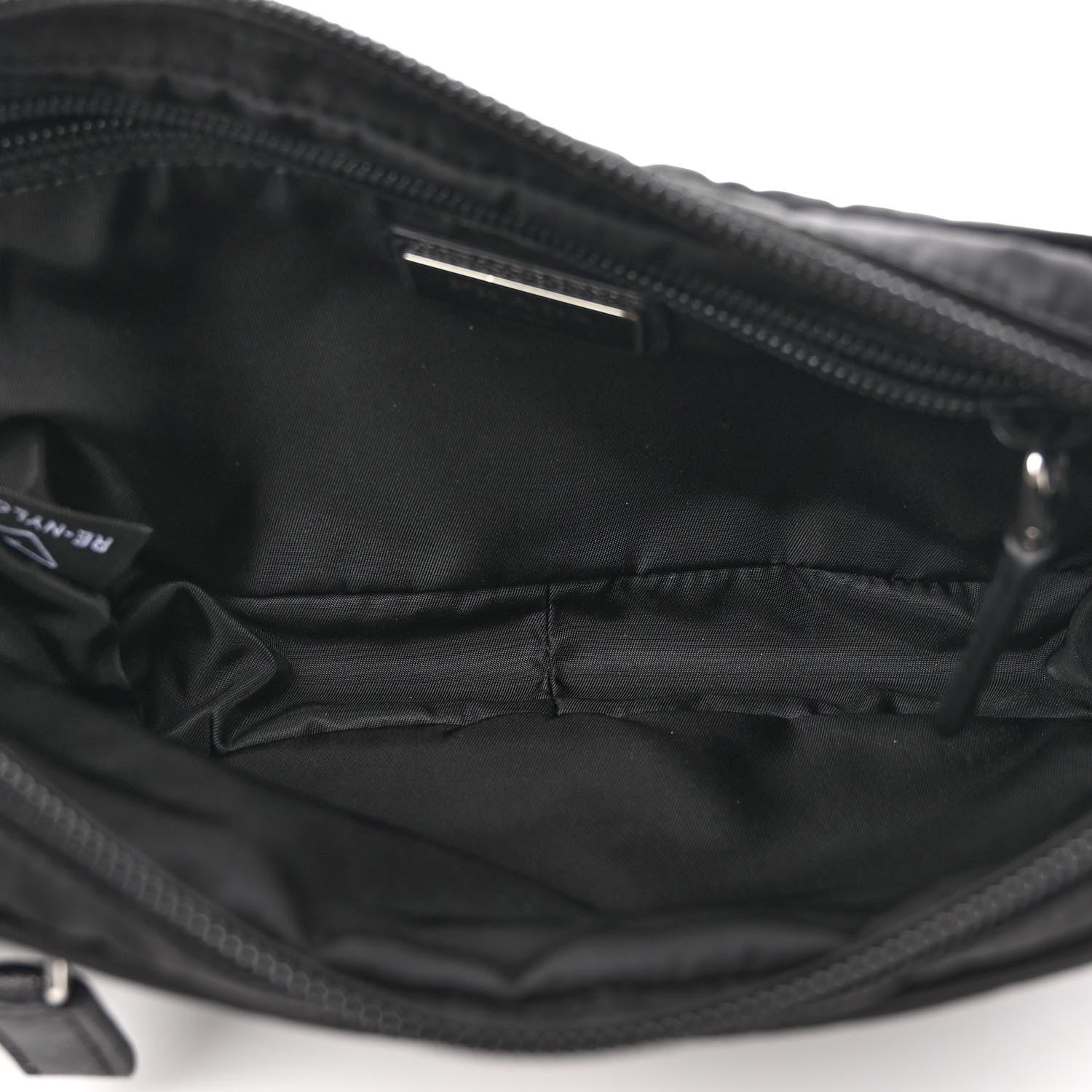 Prada Re-Nylon Saffiano Belt Bag Black 5 of 9