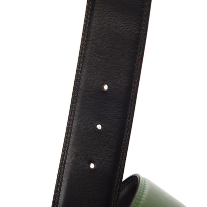 Gucci Calfskin Interlocking G 40mm Belt 90 36 Green 4 of 5