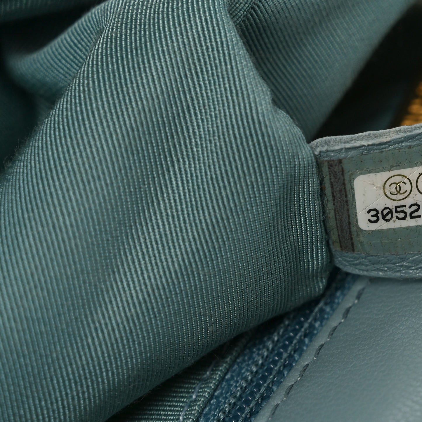Goatskin Quilted Medium Chanel 19 Flap Light Blue