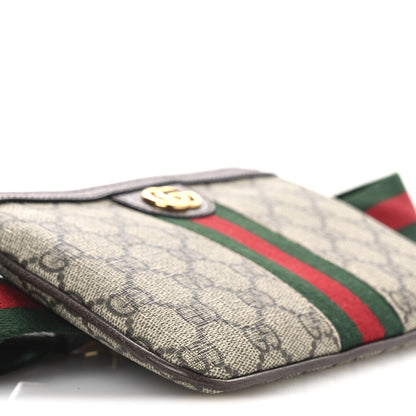 Gucci GG Supreme Monogram Web Ophidia Utility Belt Bag 85 34 Beige Ebony New Acero 9 of 11