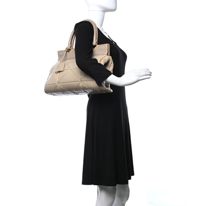 Marc Jacobs Calfskin Quilted Satchel Beige 2 of 10
