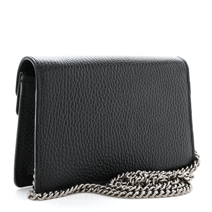 Gucci Calfskin Super Mini Dionysus Shoulder Bag Black 3 of 11