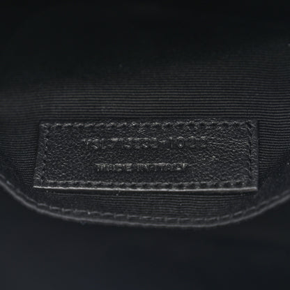 Saint Laurent Calfskin Matelasse Monogram Lou Camera Bag Black 7 of 12